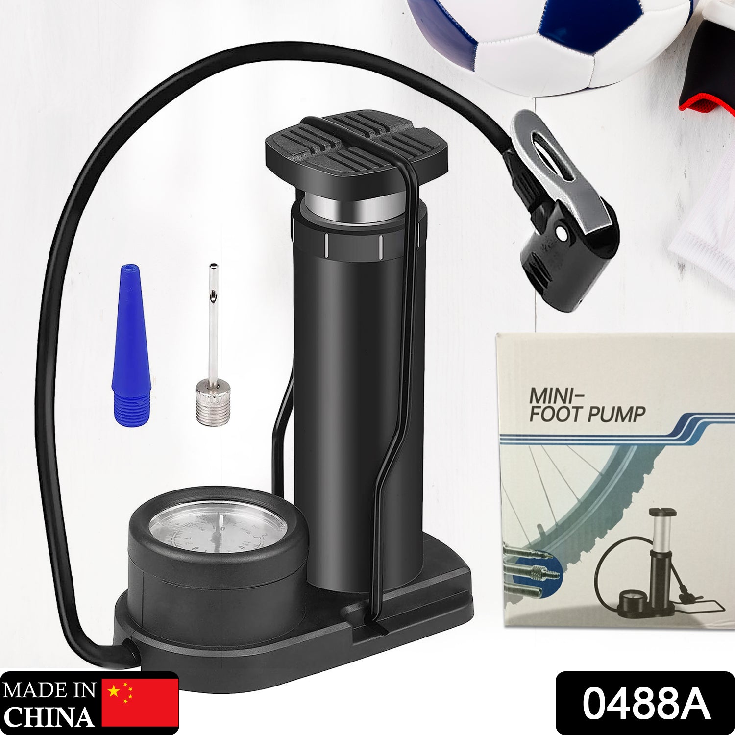 0488A_Mini_Foot_Pump DeoDap 0488A_Mini_Foot_Pump DeoDap